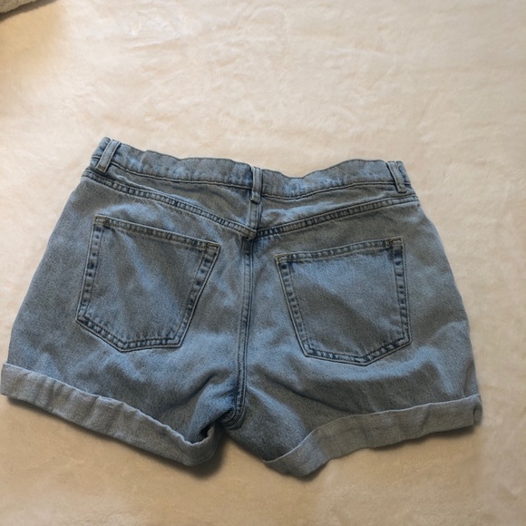 & Other Stories Cuffed Denim Shorts size 28 - Picture 4 of 4